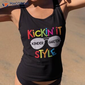 kickin it kindergarten style shirt fun kids back to school tank top 2