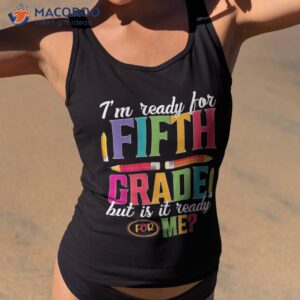 Kids First Day Of 5th Grade Funny Back To School Girls Boys Shirt