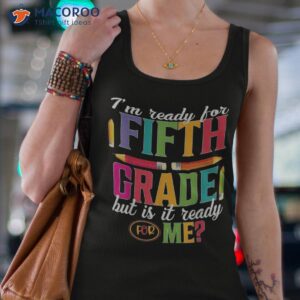 kids first day of 5th grade funny back to school girls boys shirt tank top 4