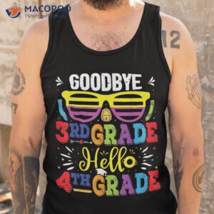 kids goodbye 3rd grade hello 4th shirt back to school tank top