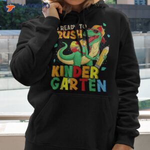 kids i m ready to crush kindergarten back school dinosaur shirt hoodie