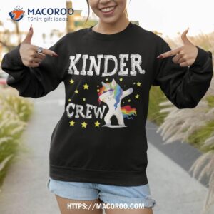 kinder crew funny kindergarten squad teacher shirt sweatshirt