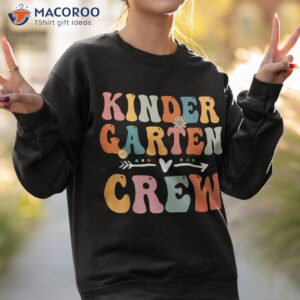 kindergarten crew kinder retro first day of school shirt sweatshirt 2