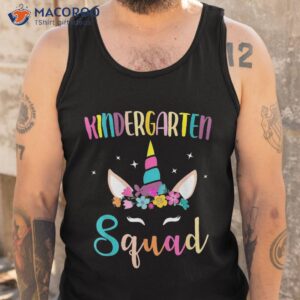 kindergarten cute unicorn back to school girls shirt tank top