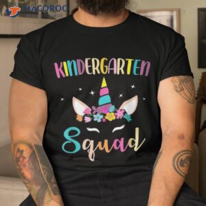 kindergarten cute unicorn back to school girls shirt tshirt