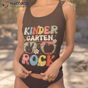 kindergarten rock groovy first day teacher back to school shirt tank top 1