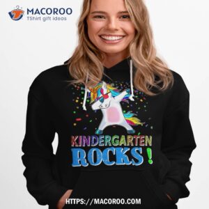 kindergarten rocks dabbing unicorn for kindergarten team shirt hoodie 1