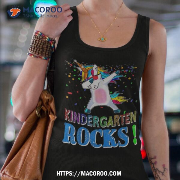 Kindergarten Rocks! Dabbing Unicorn For Kindergarten Team Shirt