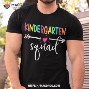 kindergarten squad back to school team teacher student shirt tshirt