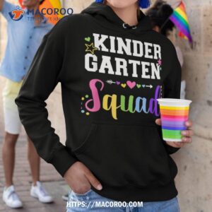 kindergarten team squad for teacher and kids back to school shirt hoodie