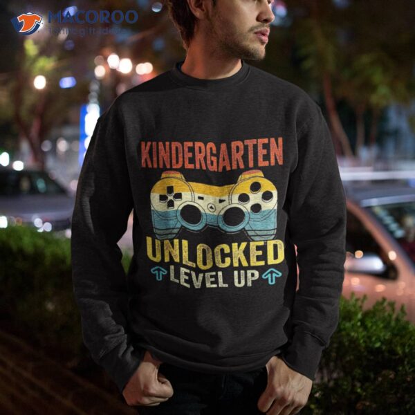 Kindergarten Unlocked Level Up Back To School Shirt