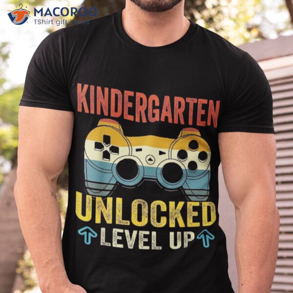 Kindergarten Unlocked Level Up Back To School Shirt