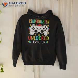 Kindergarten Unlocked Level Up Gamer Boys Back To School Shirt