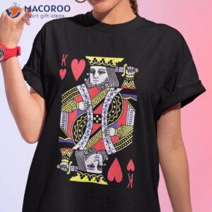 King Of Hearts Playing Card Halloween Costume Valentines Shirt