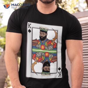 king spades african american card halloween gift shirt tshirt