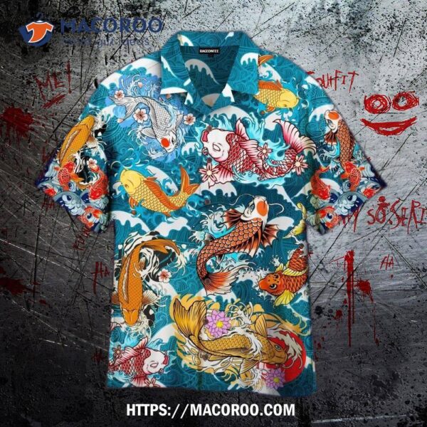 Koi Fish Hawaiian Shirt