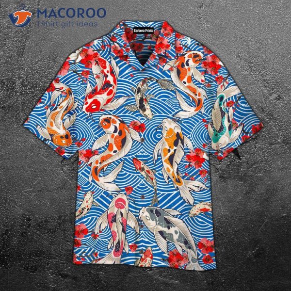 Koi Fish Hawaiian Shirts