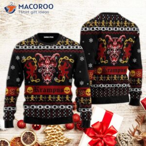 Krampus Horror Ugly Christmas Sweater