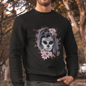 la calavera catrina halloween candy sugar skull girl shirt sweatshirt