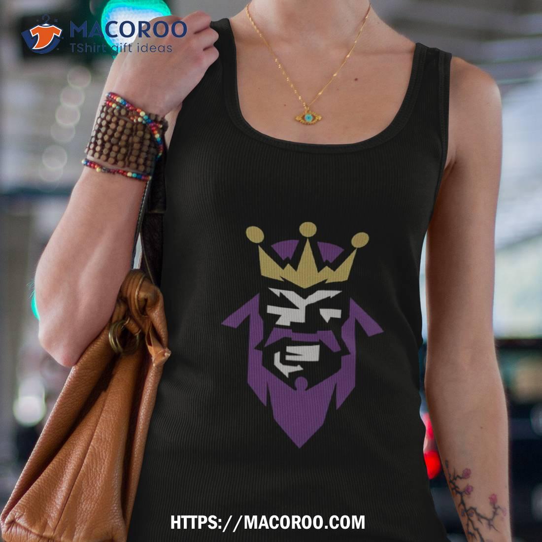 la kings purple t shirt