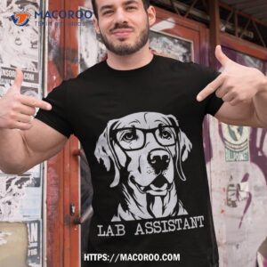 Lab Assistant – Labrador Retriever Dog Lover Puppy Breeder Shirt