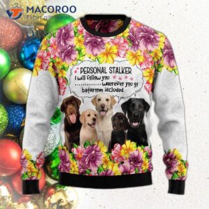 Labrador Retriever Personalized Ugly Christmas Sweater