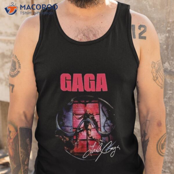 Lady Gaga Chromatica Album Cover Signatures Shirt