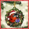 Ladybug And Christmas Custom-shaped Acrylic Ornament