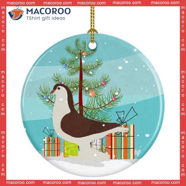 Large Christmas Ceramic Pigeon Ornament