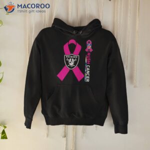 las vegas raiders nfl crush cancer shirt hoodie