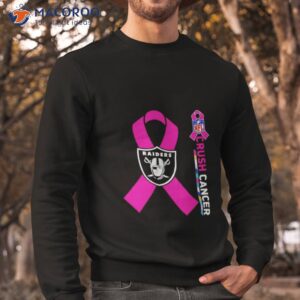 las vegas raiders nfl crush cancer shirt sweatshirt