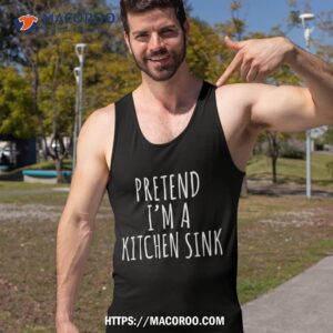 lazy halloween costume pretend i m a kitchen sink simple shirt halloween wedding gifts tank top