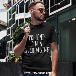 lazy halloween costume pretend i m a kitchen sink simple shirt halloween wedding gifts tshirt