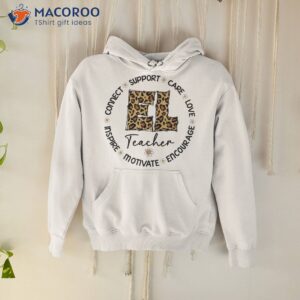 Leopard El Teacher Appreciation Week Back To School Shirt