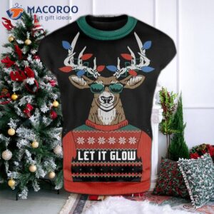 Let It Glow Ugly Christmas Sweater