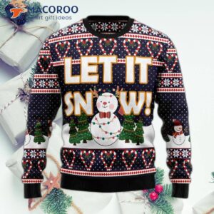 Let It Snow Ugly Christmas Sweater