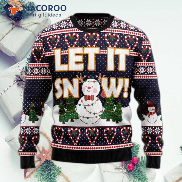 Let It Snow Ugly Christmas Sweater