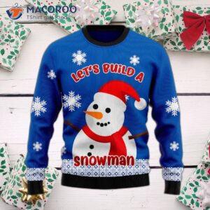 Let’s Build An Ugly Christmas Sweater Snowman