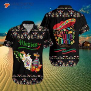 Let’s Celebrate Mexico Day In Black Hawaiian Shirts!