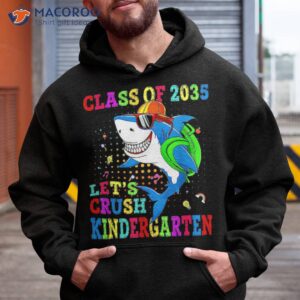 let s crush kindergarten shark back to school class of 2035 shirt hoodie