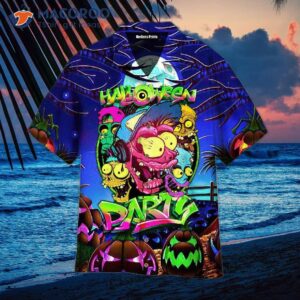 let s enjoy a halloween party tonight in hawaiian shirts 1