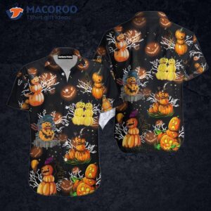 Let’s Get Lit With Halloween Red Pumpkin Hawaiian Shirts!