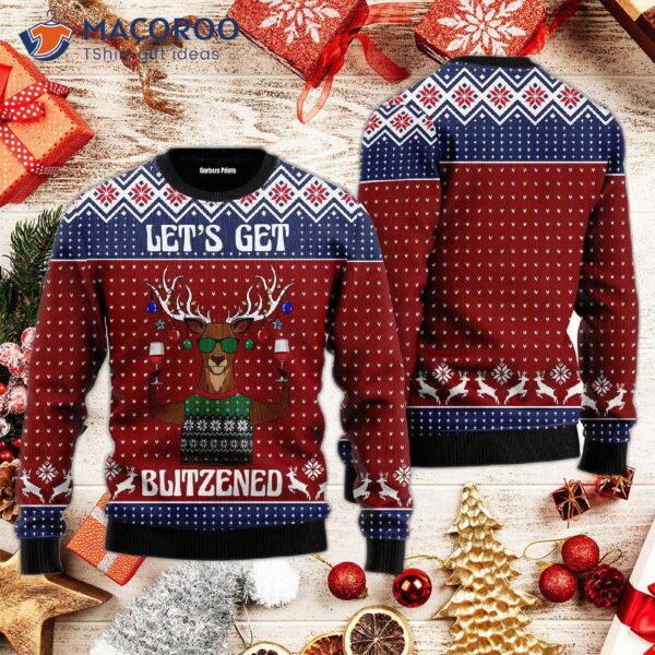 Let’s Get Slouchy Ugly Christmas Sweaters