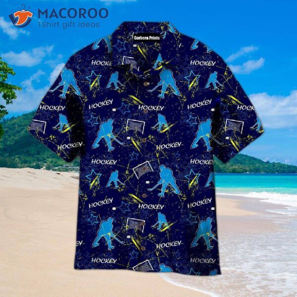 Let’s Play Hockey In Blue Hawaiian Shirts.