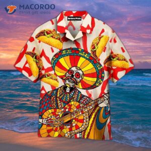 let s taco bout how awesome you are on dia de los muertos day of the dead with sugar skull and skeleton hawaiian shirts 1
