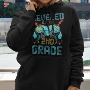 leveled up to 2nd grade boy second crew back school shirt hoodie 2