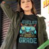 Leveled Up To 2nd Grade Boy Second Crew Back School Shirt