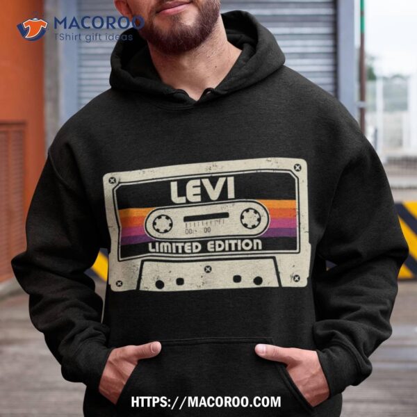 Levi First Name Limited Edition, Vintage Cassette Tape Shirt