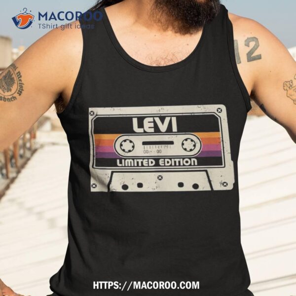 Levi First Name Limited Edition, Vintage Cassette Tape Shirt