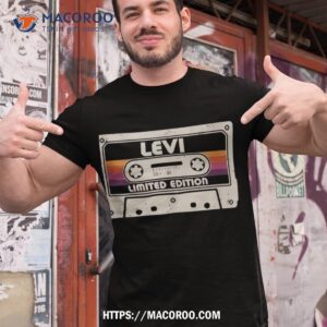 Levi First Name Limited Edition, Vintage Cassette Tape Shirt
